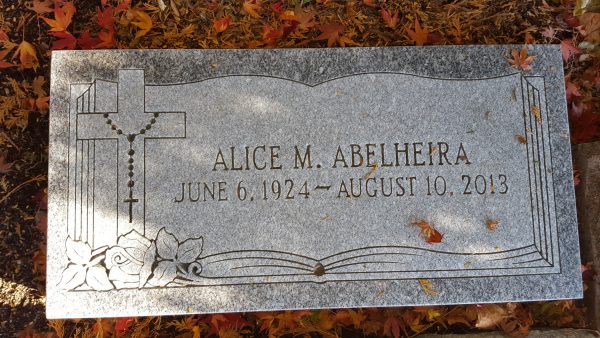 Flush Flat Marker with Bible