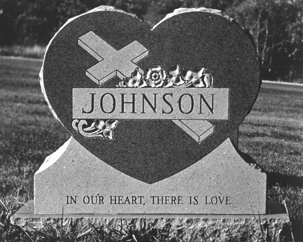 Heart Shaped Upright Marker