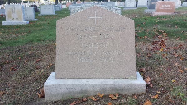 Peaked Upright Marker with Lettering